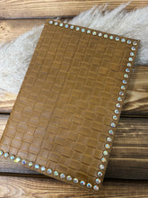 Load image into Gallery viewer, Keep It Gypsy Refillable Notebook - Tan Weave
