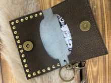 Load image into Gallery viewer, Becca Card Holder - Brown HOH W/Holo Acid