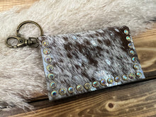 Load image into Gallery viewer, Becca Card Holder - Brown HOH W/Holo Acid