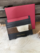 Load image into Gallery viewer, LW Black &amp; White Shell Card Holder