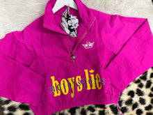 Load image into Gallery viewer, Boy's Lie Motorsports Pullover Crewneck - Hot Pink