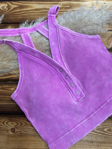 Reba Back Cutout Brami - Bright Mauve