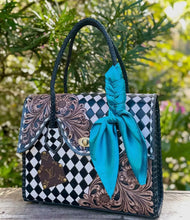 Load image into Gallery viewer, Diamond Checkered Western Bag