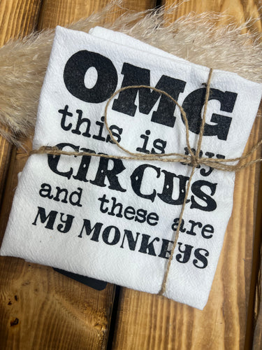 OMG This is my Circus Kitchen Towel