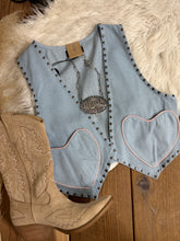 Load image into Gallery viewer, 4 the Love of Denim Vest
