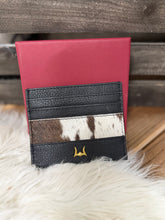 Load image into Gallery viewer, LW Black &amp; White Shell Card Holder