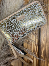 Load image into Gallery viewer, Consuela Wristlet Wallet - Kit (Gold Leopard)