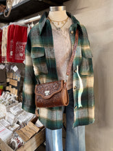 Load image into Gallery viewer, Hasley Flannel - Hunter Green