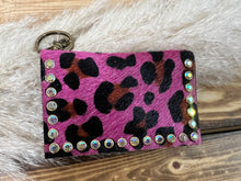 Load image into Gallery viewer, Becca Card Holder - Hot Pink Leopard