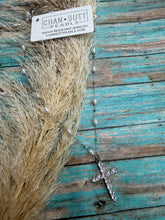 Load image into Gallery viewer, Chan Sutton Remi Cross Necklace - Silver