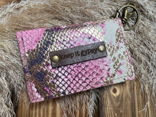 Load image into Gallery viewer, Keep It Gypsy Becca Card Holder - Pink Snake