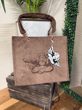 Load image into Gallery viewer, Boy's Lie Chocolate Rose Terry Tote