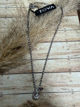 Load image into Gallery viewer, TOVA MILLI NECKLACE - SILVER/CLEAR STONES