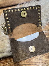 Load image into Gallery viewer, Keep It Gypsy Becca Card Holder - Light Tan Paisley W/AB Crystals