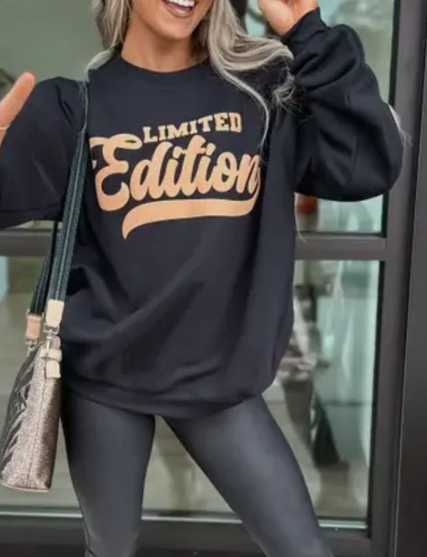 Limited Edition Crewneck Sweatshirt - Black