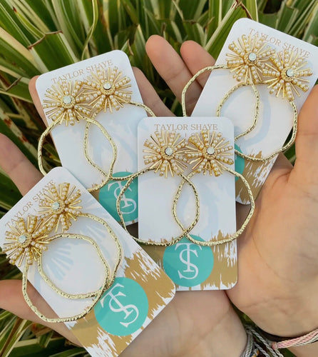 Taylor Shaye - Opal Sunburst Earrings