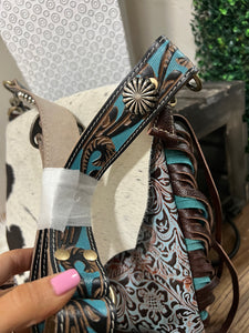 Cobal Western Crossbody W/Fringe