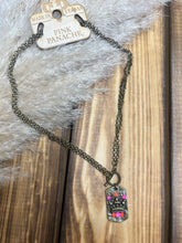 Load image into Gallery viewer, Pink Panache Neon Accented Crown Pendant Necklace