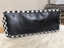 Load image into Gallery viewer, Checkered Weekender Bag - Black
