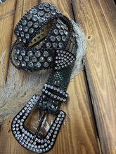 Load image into Gallery viewer, Crystal Western Belts - Multi-Colored W/Clear Stones
