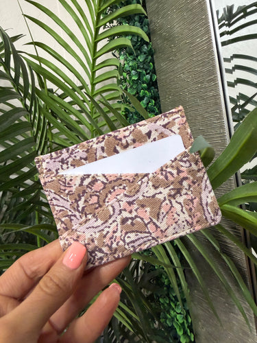 Wildflower Filigree Credit Card Holder