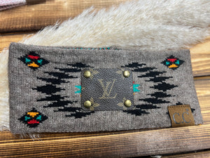Keep It Gypsy Headband - Mocha Aztec