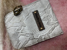 Load image into Gallery viewer, Keep it Gypsy Dolly Card Holder -White/Silver Snake Print