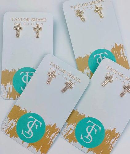 Taylor Shaye - Ruth Cross Studs