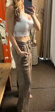 Load image into Gallery viewer, Delaney Acid Wash Wide Leg Sweatpants - Mocha