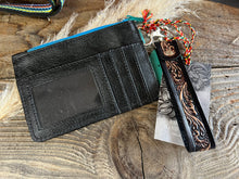 Load image into Gallery viewer, Pride of Prickly Card Holder - Tan Tri-Colored Floral