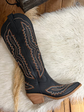 Load image into Gallery viewer, Western Tess Boots - Black