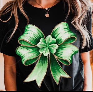 Shamrock Bow Tee