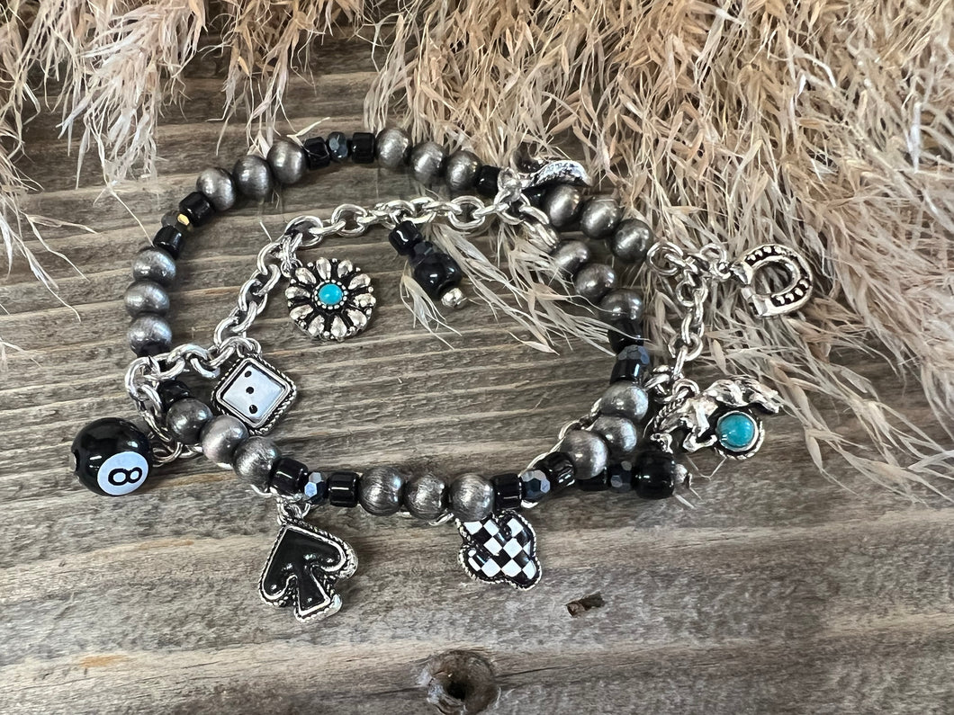 Western Charm Wrap Stretch Bracelet