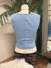 Load image into Gallery viewer, Lainey Denim Stretch Vest