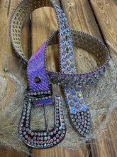 Load image into Gallery viewer, Crystal Western Belts - Multi-Colored