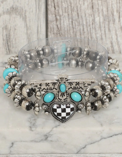 Western Beaded Bracelet