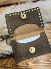 Load image into Gallery viewer, Keep It Gypsy Becca Card Holder - Metallic Gold W/AB Crystals