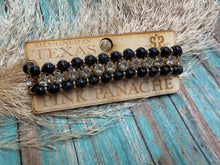 Load image into Gallery viewer, Pink Panache Pull String Bracelet - Black