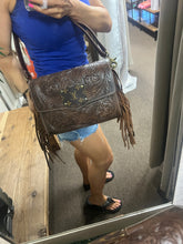 Load image into Gallery viewer, Western Tooled Crossbody or Clutch