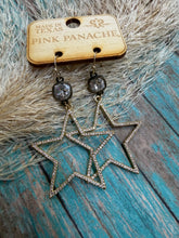 Load image into Gallery viewer, Pink Panache Star Earrings - Gold