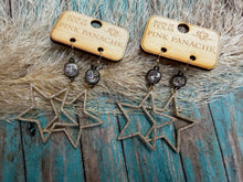 Load image into Gallery viewer, Pink Panache Star Earrings - Gold