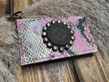 Load image into Gallery viewer, Keep It Gypsy Becca Card Holder - Pink Snake