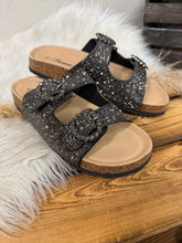 Load image into Gallery viewer, Berkely Rhinestone Slides - Black