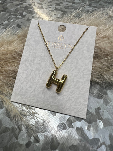 SOLID BUBBLE NECKLACE - H