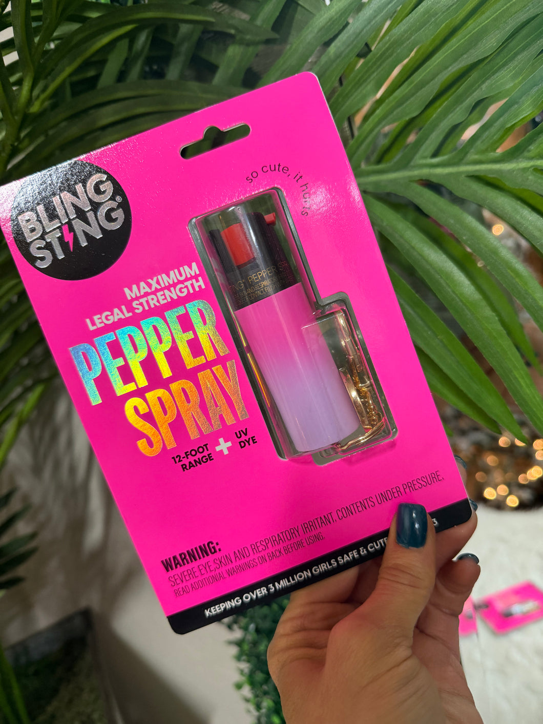 Bling Sting Keychain - Ombre (Pink/Purple)