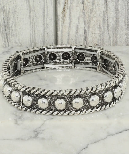 Western Bubble Stretch Bracelet
