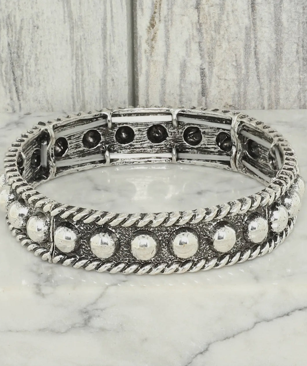 Western Bubble Stretch Bracelet