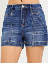 Load image into Gallery viewer, Keegan Dark Wash Shorts
