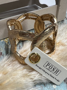 POSH - Gold Stretch Bracelet