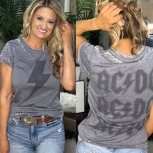 Load image into Gallery viewer, AC/DC TEE - GRAY BOLT